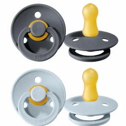 Schnuller - Colour 2er Pack - Baby Blue / Iron - Gr. 0-6 M
