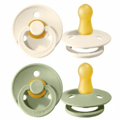 Schnuller - Colour 2er Pack - Ivory / Sage - Gr. 0-6 M