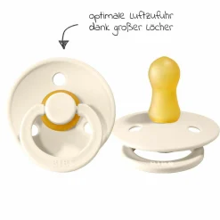 Schnuller - Colour 2er Pack - Ivory / Sage - Gr. 0-6 M