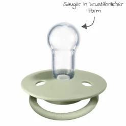 Schnuller - De Lux 2er Pack - Silikon - Ivory / Sage - Gr. 0-36 M