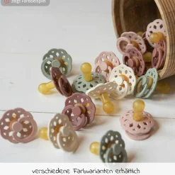 Schnuller 2er Pack Boheme - Naturkautschuk 6-18 M - Ivory / Sage