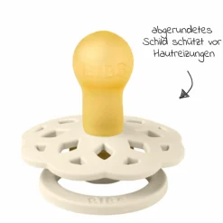 Schnuller 2er Pack Boheme - Naturkautschuk - Ivory / Blossom - Gr. 0-6 M