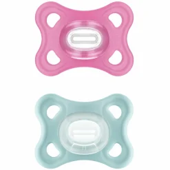 Schnuller 2er Pack Comfort - Silikon 3-12 M - Pink & Mint