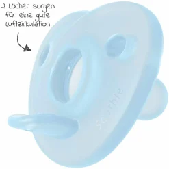Schnuller 2er Pack Curved Soothie - Silikon 0-6 M - SCF099/21 - Blau