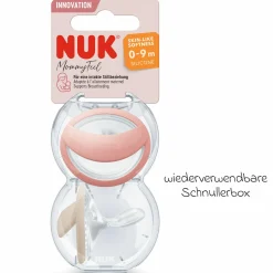Schnuller 2er Pack MommyFeel - Silikon 0-9 M - Blush / Sanstone