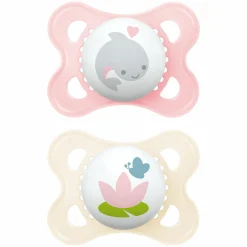 Schnuller 2er Pack Original - Silikon 0-6 M - Rosa
