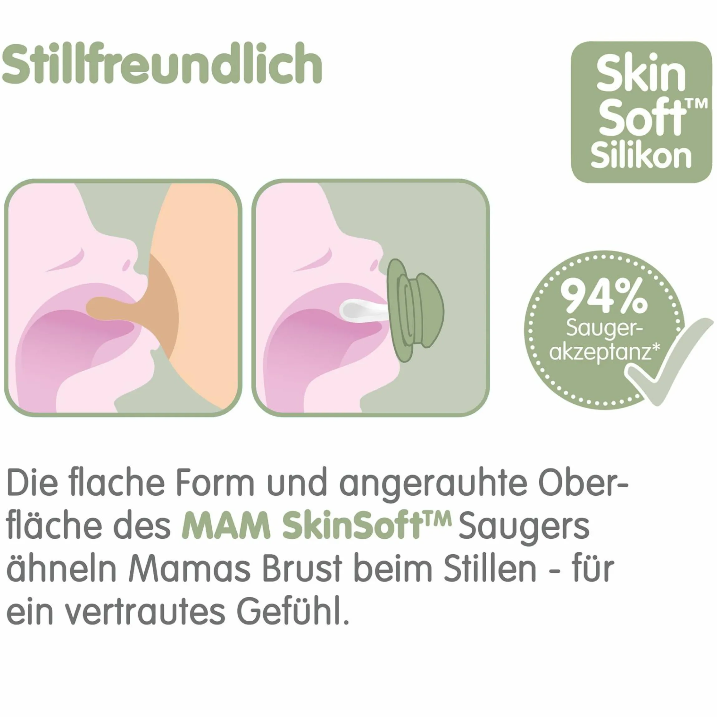Schnuller 2er Pack Original - Silikon 0-6 M - Rosa