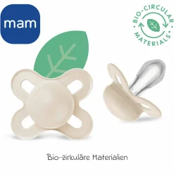 Schnuller 2er Pack Original Start - Silikon 0-2 M - Grün & Beige
