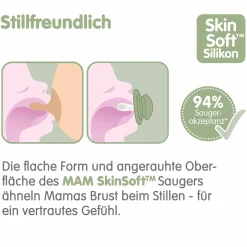 Schnuller 2er Pack Original - Silikon 6-16 M - Rosa
