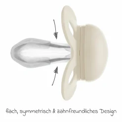 Schnuller 2er Pack Original Start - Silikon 0-2 M - Rosa & Beige