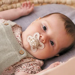 Schnuller 2er Pack Original Start - Naturkautschuk 0-2 M - Grün & Beige
