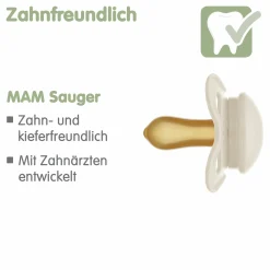 Schnuller 2er Pack Original - Naturkautschuk 0-6 M - Bär & Otter