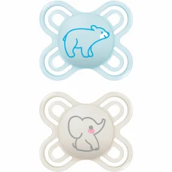 Schnuller 2er Pack Perfect Start - Silikon - 0-2 M - Blau