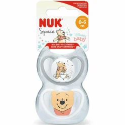 Schnuller 2er Pack Space - Silikon 0-6 M - Disney Winnie Pooh