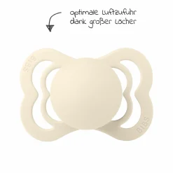 Schnuller 2er Pack Supreme - Silikon - Ivory / Blush - Gr. 0-6 M