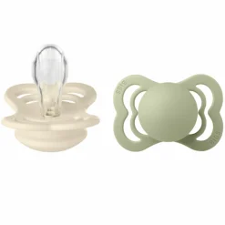Schnuller 2er Pack Supreme - Silikon - Ivory / Sage - Gr. 6-36 M
