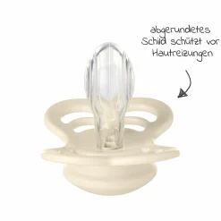 Schnuller 2er Pack Supreme - Silikon - Ivory / Sage - Gr. 0-6 M