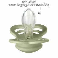 Schnuller 2er Pack Supreme - Silikon - Ivory / Sage - Gr. 0-6 M