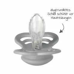 Schnuller 2er Pack Supreme - Silikon - Cloud / Steel Blue - Gr. 6-36 M