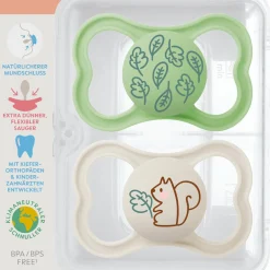 Schnuller 2er Pack Supreme - Silikon 6-16 M - Beige
