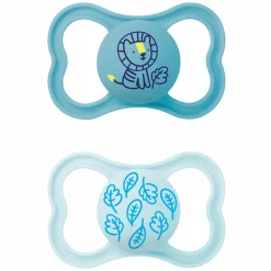 Schnuller 2er Pack Supreme - Silikon 6-16 M - Blau