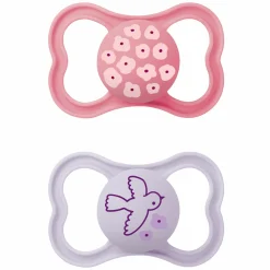 Schnuller 2er Pack Supreme - Silikon 6-16 M - Pink