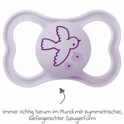 Schnuller 2er Pack Supreme - Silikon 6-16 M - Pink
