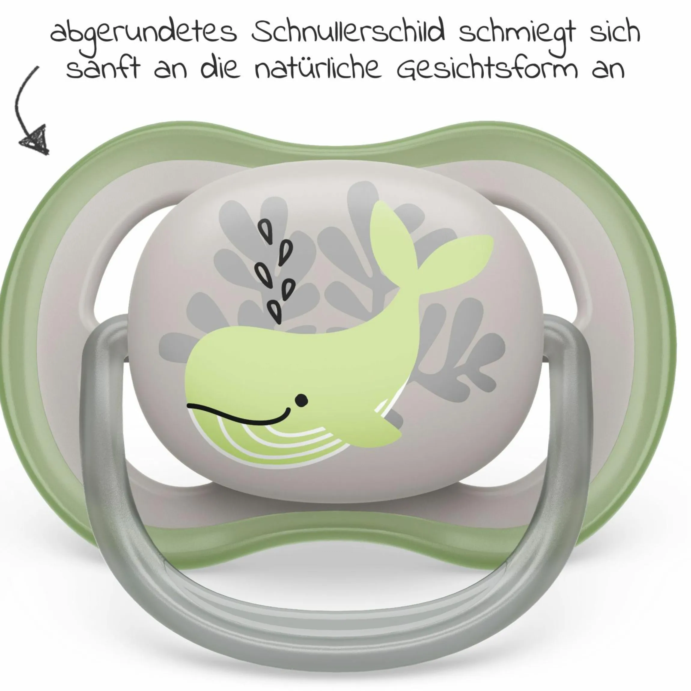 Schnuller 2er Pack Ultra Air 6-18 M - Schildkröte / Wal