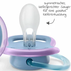 Schnuller 2er Pack Ultra Air 6-18 M - Kugelfisch / Seepferdchen