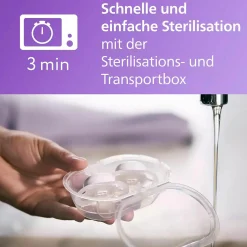 Schnuller 2er Pack Ultra Start - Silikon Newborn 0-2 M - Grün & Blau