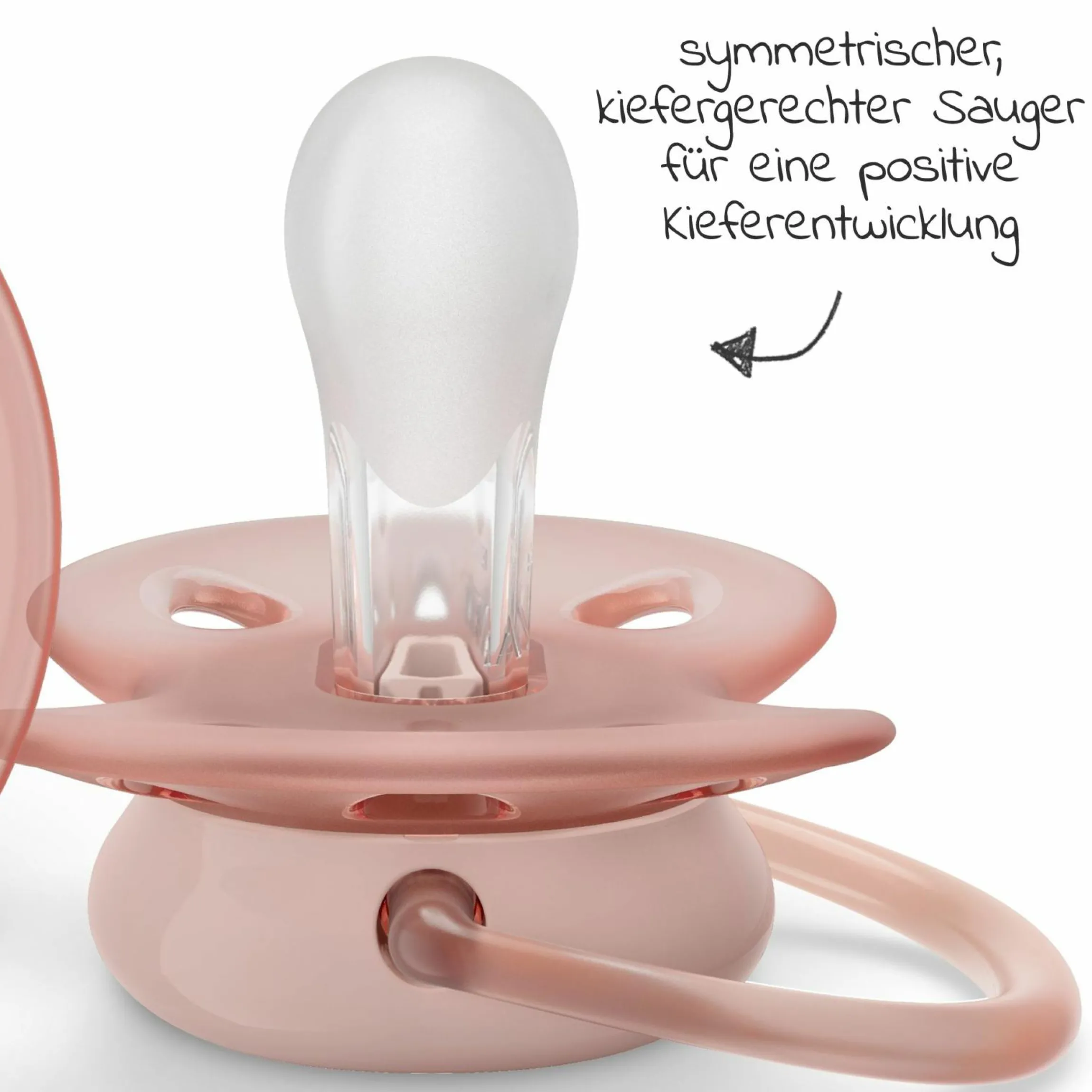 Schnuller 2er Pack Ultra Soft 0-6 M - Rosa / Lila