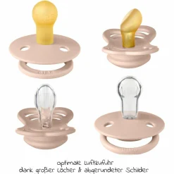Schnuller Probierset - Try-it Collection 4er Pack - Blush - Gr. 0-6 M