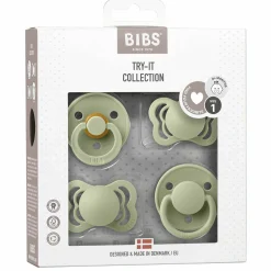 Schnuller Probierset - Try-it Collection 4er Pack - Sage - Gr. 0-6 M