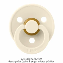 Schnuller Probierset Try-it Collection 3er Pack Colour Latex 0-6 M - Ivory