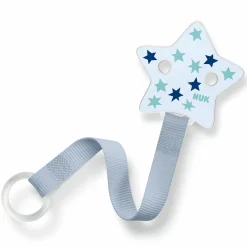 Schnullerband für Schnuller mit & ohne Greifring - Stern - Blau