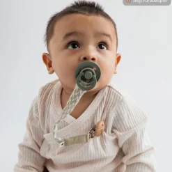 Schnullerband Pacifier Braid - Ivory / Vanilla