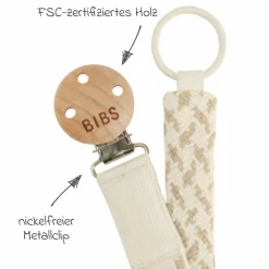 Schnullerband Pacifier Braid - Ivory / Vanilla