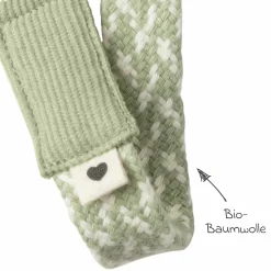Schnullerband Pacifier Braid - Sage / Ivory