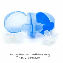 Schnullerbox Duo - Blau