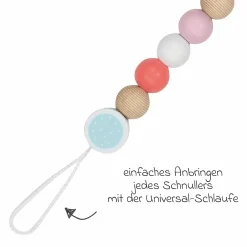 Schnullerkette - Papageientaucher - Rosa