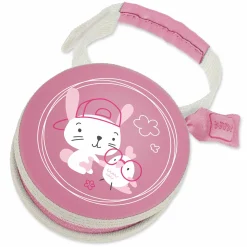 Schnullertasche - Hase - Rosa