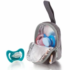 Schnullertasche Deluxe - Grau