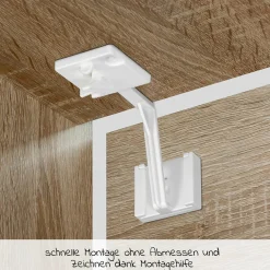 Schubladen- & Schranksicherung 3er Pack mit Montagehilfe - Weiß