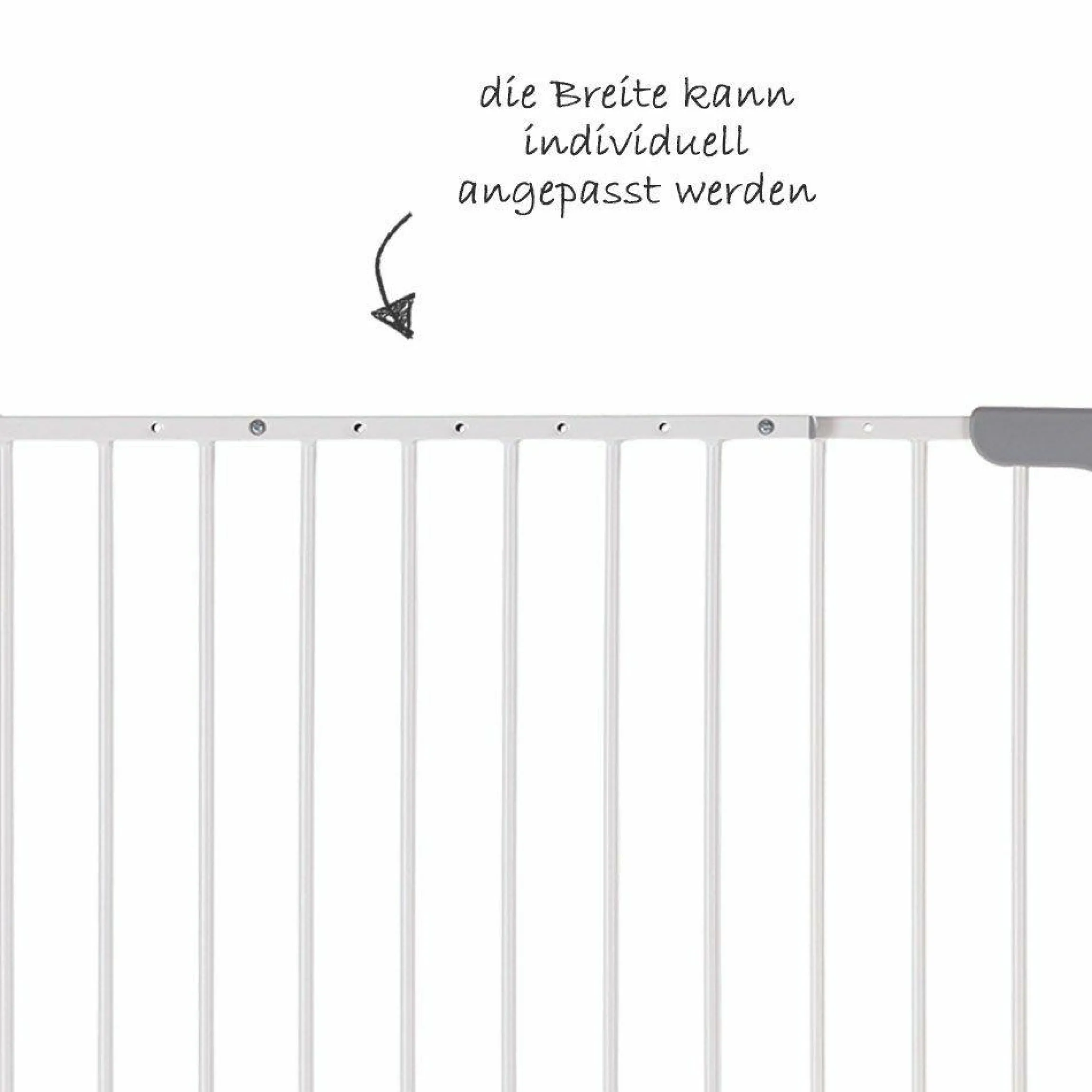 Schutzgitter zum Schrauben S-Gate Active Lock 73 - 110 cm - Metall
