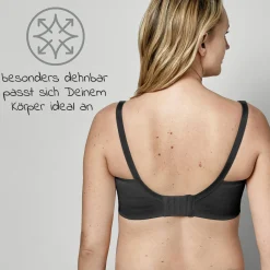 Schwangerschafts- & Still-BH Keep Cool BH - Schwarz - Gr. XL
