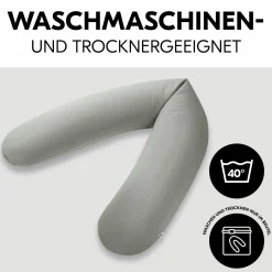 Schwangerschafts- und Stillkissen - Nurse N Care (190 cm Länge) - Anthracite