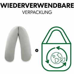 Schwangerschafts- und Stillkissen - Nurse N Care (190 cm Länge) - Anthracite