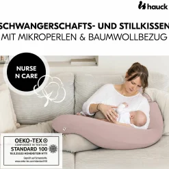 Schwangerschafts- und Stillkissen - Nurse N Care (190 cm Länge) - Smoky Pink