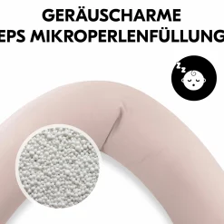 Schwangerschafts- und Stillkissen - Nurse N Care (190 cm Länge) - Smoky Pink