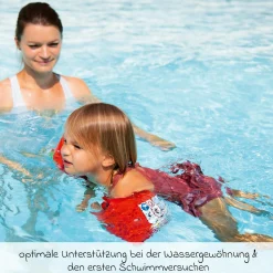 Schwimmflügel myswimbuddy von 1 Jahr - 6 Jahre (11 kg - 30 kg) - Rot - Kollektion 2024